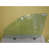 TOYOTA PRADO 120 SERIES - 2/2003 TO 1/2009 - 3DR/5DR WAGON - PASSENGERS - LEFT SIDE FRONT DOOR GLASS - GREEN