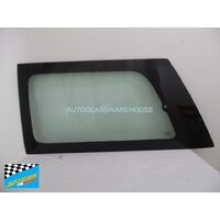 suitable for TOYOTA TOWNACE CR31 IMPORT - 1992 to 1996 - VAN - PASSENGERS - LEFT SIDE REAR WINDOW GLASS - 1 HOLE - GREEN