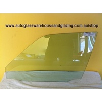 suitable for TOYOTA CORONA IMPORT ST170 - 1988 to 1992 - 4DR SEDAN - LEFT SIDE FRONT DOOR GLASS