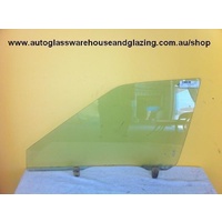 NISSAN PULSAR N12 - 11/1982 to 6/1987 - SEDAN/HATCH - PASSENGERS - LEFT SIDE FRONT DOOR GLASS - SHORT 790MM 