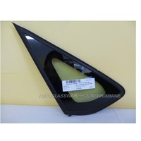suitable for TOYOTA PRIUS NHW20R - 10/2003 TO 7/2009 - 5DR HATCH - DRIVERS - RIGHT SIDE FRONT QUARTER GLASS - ENCAPSULATED