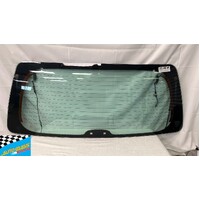 FORD EXPLORER UP/UQ/US Series 2 - 11/1997 to 9/2001 - 4DR SUV - REAR WINDSCREEN GLASS - GREEN -  6 HOLES - 565mm CENTRE HEIGHT