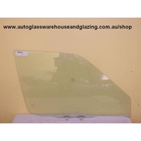 NISSAN PATHFINDER R50 - 11/1995 to 6/2005 - 4DR WAGON - RIGHT SIDE FRONT DOOR GLASS - GREEN - WITHOUT VENT