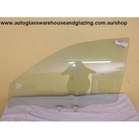 NISSAN MAXIMA A32 - 2/1995 to 11/1999 - 4DR SEDAN - PASSENGERS - LEFT SIDE FRONT DOOR GLASS - GREEN 