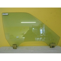 SUBARU LEONE L - 8/1984 to 6/1994 - 4DR SEDAN - DRIVERS - RIGHT SIDE FRONT DOOR GLASS - 820 X 475MM - GREEN 