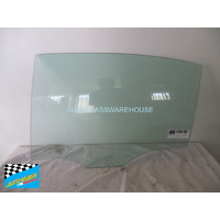 HOLDEN VECTRA ZC - 2/2003 TO 7/2005 - 4DR SEDAN - PASSENGERS - LEFT SIDE REAR DOOR GLASS - GREEN