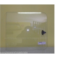 suitable for TOYOTA LITEACE KM20 - 10/1979 to 12/1985 - VAN - PASSENGERS - LEFT SIDE FRONT CARGO GLASS -  1/2 REAR PIECE