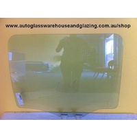 SUZUKI WAGON R+ SR410-5DR HAT/WAG 10/97>CURR- DRIVERS-RIGHT SIDE-REAR DOOR GLASS