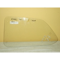 HONDA CIVIC N1000 - 11/1972 TO 12/1979 - 3DR HATCH - PASSENGERS - LEFT SIDE REAR OPERA GLASS - CLEAR