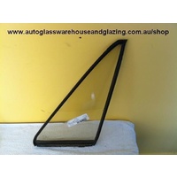 suitable for TOYOTA CORONA IMPORT ST170 - 1988 to 1992 - 4DR SEDAN - RIGHT SIDE REAR QUARTER GLASS