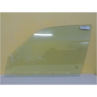 BMW 7 SERIES E32 - 3/1987 to 4/1994 - 4DR SEDAN - PASSENGER - LEFT SIDE FRONT DOOR GLASS - GREEN