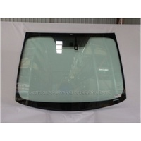 suitable for TOYOTA PRIUS ZVW30R - 7/2009 to 12/2015 - 5DR HATCH - FRONT WINDSCREEN GLASS - RAIN SENSOR, MIRROR BUTTON INSIDE DOT SHADE, TOP MOULD