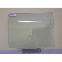 FORD COURIER PC/PD - 2/1985 to 1/1999 - 4DR DUAL CAB - LEFT SIDE REAR DOOR GLASS - GREEN