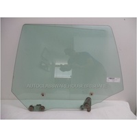SUBARU FORESTER - 8/1997 to 5/2002 - 5DR WAGON - LEFT SIDE REAR DOOR GLASS - GREEN