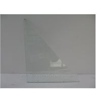 FORD ESCORT MK 11 - 1974 TO 1981 - 4DR SEDAN - DRIVERS - RIGHT SIDE FRONT QUARTER GLASS - CLEAR