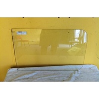 FORD ECONOVAN E2200 - 1979 MODEL - VAN - PASSENGER - LEFT SIDE REAR SLIDING GLASS (REAR PIECE 1/2) - 715mm X 464mm (3 HOLES)