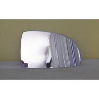 KIA RIO KNADC24 - 7/2000 to 8/2005 - 5DR HATCH - DRIVERS - RIGHT SIDE MIRROR - FLAT GLASS ONLY - SHARP FRONT UPPER CORNER - 173MM X 104MM
