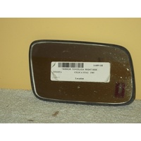 suitable for TOYOTA CELICA ST162 - 11/1985 to 11/1989 - 2DR COUPE - RIGHT SIDE MIRROR - FLAT GLASS WITH BACKING PLATE 