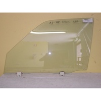 HONDA CIVIC AK - 1/1984 to 10/1987 - 4DR SEDAN - PASSENGERS - LEFT SIDE FRONT DOOR GLASS