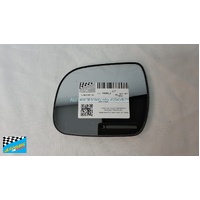 suitable for TOYOTA HILUX ZN210 - 3/2005 to 2015 - 2DR UTE - LEFT SIDE MIRROR - GENUINE CURVED GLASS WITH SR1300 BACKING PLATE