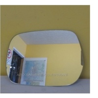 suitable for TOYOTA AVENSIS ACM20R - 12/2001 to 12/2010 - 5DR WAGON - PASSENGER - LEFT SIDE MIRROR - FLAT GLASS ONLY - 185mm X 126mm