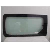 HYUNDAI iMAX KMHWH - 2/2008 to CURRENT - VAN - PASSENGERS - LEFT SIDE FRONT SLIDING DOOR GLASS - 1 HOLE 