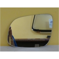 KIA RIO JB - 5DR HATCH 7/2009>8/2011 - PASSENGER - LEFT SIDE MIRROR - NEW (flat mirror glass only) 160mm wide X 120mm high
