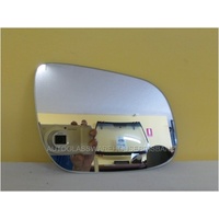 KIA RIO JB - 5DR HATCH 7/2009>8/2011 - DRIVER - RIGHT SIDE MIRROR - NEW (flat mirror glass only) 160mm wide X 120mm high
