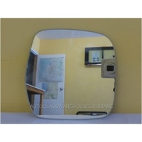 suitable for TOYOTA HIACE 100 SERIES - 11/1989 to 2/2005 - TRADE VAN - RIGHT SIDE MIRROR - FLAT GLASS ONLY (168h X 171w)