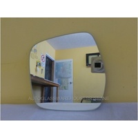 suitable for TOYOTA HIACE 100 SERIES - 11/1989 to 2/2005 - TRADE VAN  LEFT SIDE MIRROR-168h X 171w - flat glass only