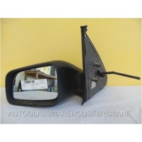 HOLDEN ASTRA TS - 5DR HATCH 8/98>9/05 - LEFT SIDE COMPLETE MANUAL MIRROR - BLUE