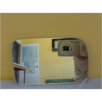 SUBARU LIBERTY 1ST GEN - 1/1989 to 1/1994 - 4DR SEDAN - DRIVERS - RIGHT SIDE MIRROR - FLAT GLASS ONLY - 160MM X 100MM