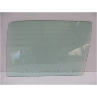 FORD ESCORT MK 11 - 1974 TO 1981 - 2DR COUPE - PASSENGERS - LEFT SIDE FRONT DOOR GLASS - GREEN 