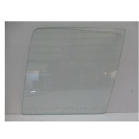 FORD ESCORT MK 11 - 1974 TO 1981 - 4DR SEDAN - PASSENGERS - LEFT SIDE FRONT DOOR GLASS - CLEAR 