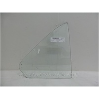 FORD ESCORT MK 11 - 1974 TO 1981 - 4DR SEDAN - DRIVERS - RIGHT SIDE REAR QUARTER GLASS - CLEAR