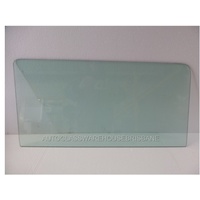 FORD FALCON XL/XM/XP - 1962 TO 1965 - 2DR COUPE - PASSENGERS - LEFT SIDE FRONT DOOR GLASS - GREEN
