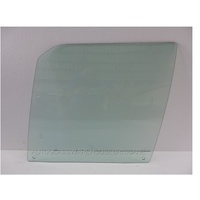 FORD FALCON XA - 1972 - 4DR SEDAN WITH VENT - PASSENGERS - LEFT SIDE FRONT DOOR GLASS (1/4 TYPE) - GREEN (MADE TO ORDER)