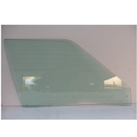 FORD FALCON XA/XB - 1972 TO 1973 - 4DR SEDAN - DRIVERS - RIGHT SIDE FRONT DOOR GLASS (FULL) - GREEN 