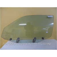 NISSAN 180SX - 1988 TO 1998 - 2DR HATCH - PASSENGER - LEFT SIDE FRONT DOOR - BLUE GLASS - WITH FITTINGS