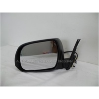 TOYOTA KLUGER GSU40 - 8/2007 to 9/2010 - 5DR WAGON - LEFT SIDE MIRROR - COMPLETE - ELECTRIC - CHROME
