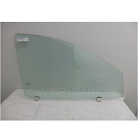 MITSUBISHI TRITON MQ - 4/2015 to CURRENT - 2DR SINGLE/4DR DUAL CAB UTE - RIGHT SIDE FRONT DOOR GLASS (WITH FITTING) - GREEN 