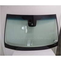 FORD MONDEO MB MC - 7/2009 to 2/2015 - HATCH/WAGON - FRONT WINDSCREEN GLASS - RAIN SENSOR,MIRROR,CAMERA HOLDER COVER,DEMISTER,RETAINER - GREEN 