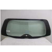 HONDA CR-V RM - 11/2012 TO 6/2017 - 5DR WAGON - REAR WINDSCREEN GLASS - HEATED, NEW VERSIO, WITH SCOLLOP CUT-OUT - GREEN