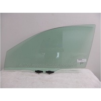 HONDA ACCORD CR - 6/2013 to 11/2019 - 4DR SEDAN - LEFT SIDE FRONT DOOR GLASS - GREEN