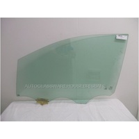 KIA CARNIVAL YP - 12/2014 TO 12/2020 - VAN - PASSENGERS - LEFT SIDE FRONT DOOR GLASS - GREEN