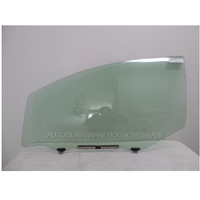 suitable for TOYOTA YARIS NCP13R - 11/2011 TO 12/2019 - 3DR HATCH - PASSENGERS - LEFT SIDE FRONT DOOR GLASS - GREEN