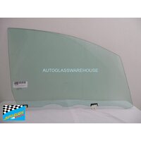 TOYOTA ALPHARD RC20, NH10 - 1/2002 TO 1/2008 - WAGON - DRIVER - RIGHT SIDE FRONT DOOR GLASS - GREEN