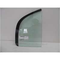 VOLKSWAGEN POLO MK5 9N - 3/2004 TO 10/2005 - 4DR SEDAN - DRIVERS - RIGHT SIDE REAR QUARTER GLASS - GREEN 