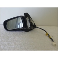 FORD LASER KN/KQ - 2/1999 to 9/2002 - 4DR SEDAN - LEFT SIDE MIRROR - ELECTRIC - WHITE - E13-010089