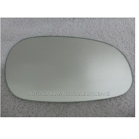 DAEWOO LANOS SE/SX - 8/1997 to 1/2004 - HATCH - DRIVERS - RIGHT SIDE MIRROR - FLAT GLASS ONLY - 170MM X 100MM